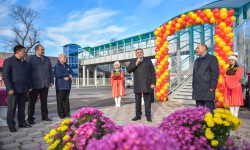 В столице открыт надземный пешеходный переход