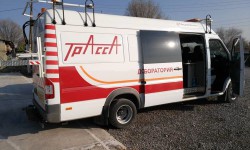 Проверка качества дорог с помощью передвижной лаборатории