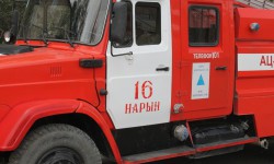  В здании Ак-Жаркского айыл өкмөтү произошел пожар