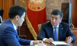 Президент С.Жээнбеков принял председателя Счетной палаты У.Марипова