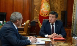 Президент КР принял министра транспорта и дорог Ж.Калилова