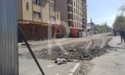 Элдик репортер: улица Калыка Акиева простаивает в перекопанном виде, ее никто не чинит 