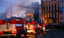 По факту пожара на Ошском рынке задержаны двое подозреваемых