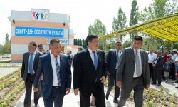 Президент Сооронбай Жээнбеков Чүй облусуна иш сапары менен барды