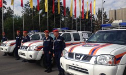 Министерство чрезвычайных ситуаций получило 22 новых автомобиля