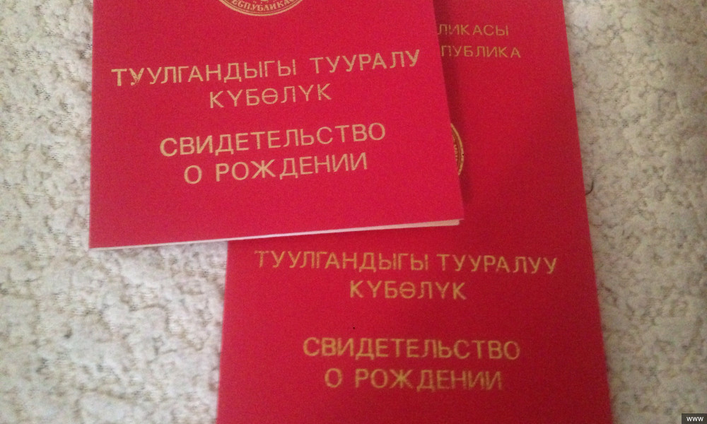 Ошто жаңы төрөлгөн балдарга күбөлүк берилбей жатат