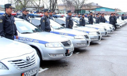 Продолжается набор в патрульную милицию Бишкека