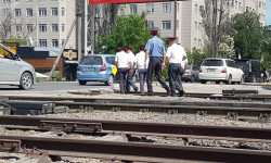В центре Бишкека произошел взрыв у железной дороги