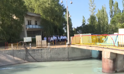 Боронов ознакомился с притоком воды в реки Аламедин и Ала-Арча