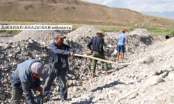 В Тогуз-Тороском районе продолжают реконструкцию канала «Ак-Талаа»