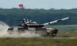 Кыргызские танкисты показали свою меткость