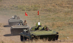 В Кыргызстане проходит полевой выход курсантов Военного института
