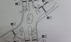 На оживленных перекрестках Бишкека организуют круговое движение