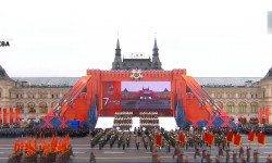 Реконструкция легендарного парада 1941 года 