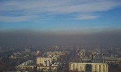 С наступлением холодов столица вновь покрылась густым смогом