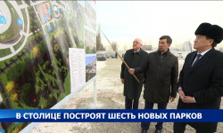 В этом году в Бишкеке будет построено 6 парков общей площадью 55 гектаров