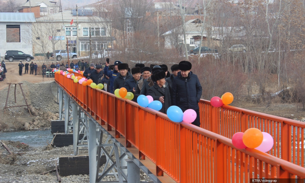 Ноокат районунда жаңы көпүрө пайдаланууга берилди