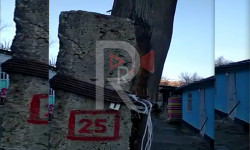 Авлетим: аварийные электростолбы