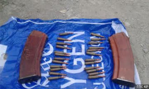 Пограничники обнаружили схрон боеприпасов