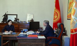 Президент Алмазбек Атамбаев  баш прокурор Индира Жолдубаеваны кабыл алды