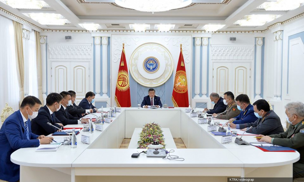 Коопсуздук кеңешинин жыйынында өлкөдөгү эпидемиологиялык кырдаал талкууланууда 