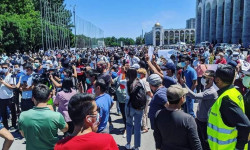 В Бишкеке проходит #Rеакция 3.0 - против принятия законопроекта «О манипулировании информацией»