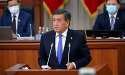 Президент Жогорку Кеңеште сөз сүйлөдү
