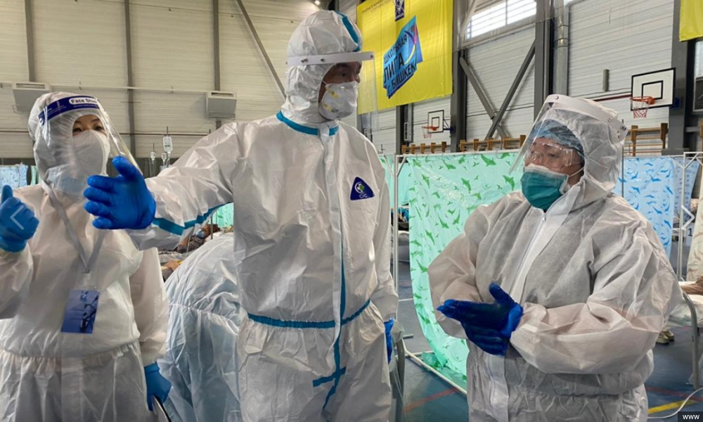 Бишкек шаарында пневмония  менен жабыркаган бейтаптар үчүн 2062 орун даярдалды
