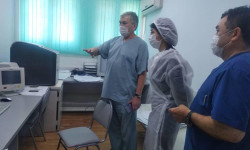 Вице-премьер-министр Аида Исмаилова посетила Национальный центр кардиологии и терапии