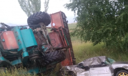 На автодороге Балыкчы - Ананьево - Каракол  произошло ДТП 