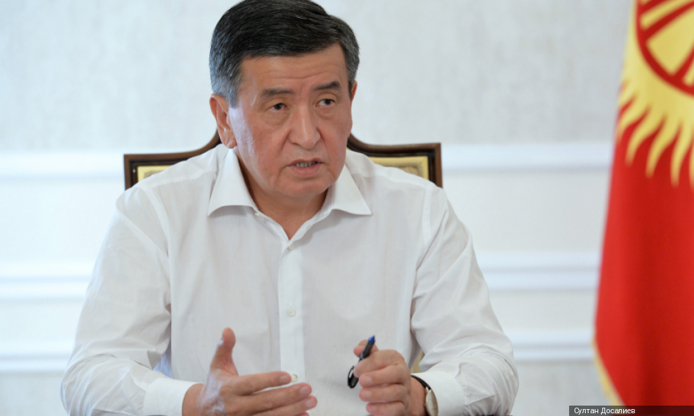 Президент С.Жээнбеков дал очередное интервью радиостанции «Биринчи радио»