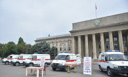 Медициналык мекемелерге тез жардам унаасы берилди - Кыргызстан жаңылыктары