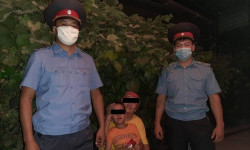Сотрудниками милиции УВД Ленинского района г.Бишкек найден ранее пропавший мальчик