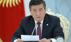 Президент Сооронбай Жээнбеков Чүй облусуна иш сапары менен барат