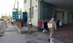 В Баткенской области МЧС проводит дезинфикционные работы