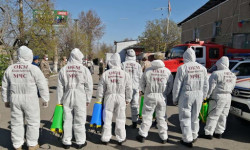 МЧС КР продолжает проводить дезинфекцию 