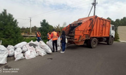В день Всемирного субботника «Тазалык» вывез около 11 тонн мусора