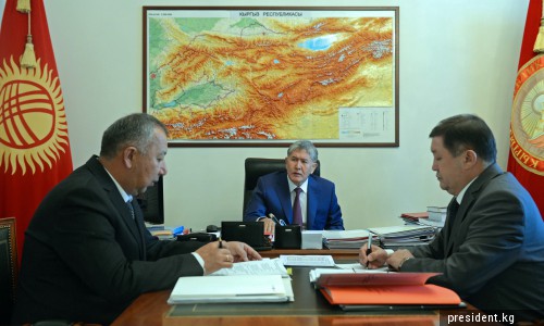Өзгөчө кырдаалдардын абалы Президенттин көзөмөлүндө