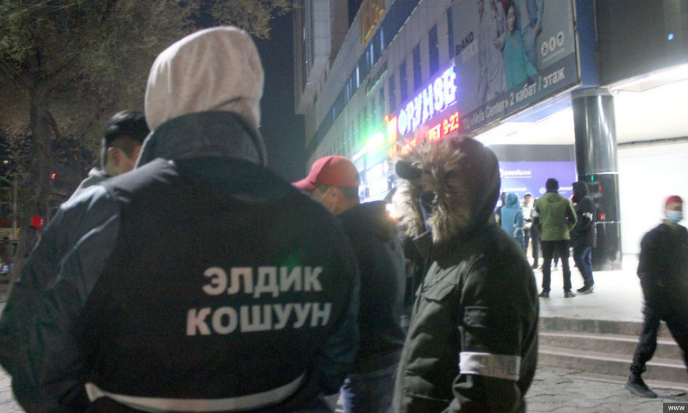Элдик кошуун түнү менен шаарды талап-тоноого жол берген жок 