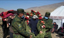 Бишкектеги башаламандыкта каза болгон Үмүтбек Алтынбек уулунун сөөгү Баткенде жерге берилди