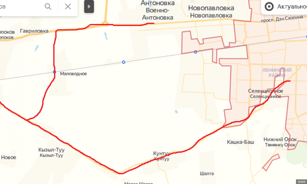 Связи с заторами в Сокулукском районе водителям предложили альтернативную дорогу в объезд ремонтных работ