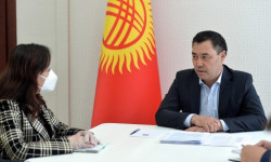 Исполняющий обязанности Президента Садыр Жапаров принял посла Китая Ду Дэвэнь