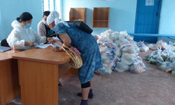 Вручена первая часть гумпомощи, адресованная закрытым учреждениям и детским домам в связи с COVID-19