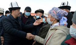 Садыр Жапаров Нарын облусунун эли менен жолугушту