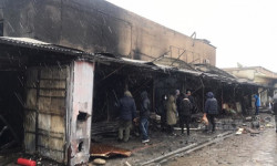 По факту пожара на Орто-Сайском рынке возбуждено уголовное дело