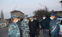 Жалал-Абад облусунда милиция тарабынан коронавирустун алдын алуу иштери жүргүзүлүүдө 