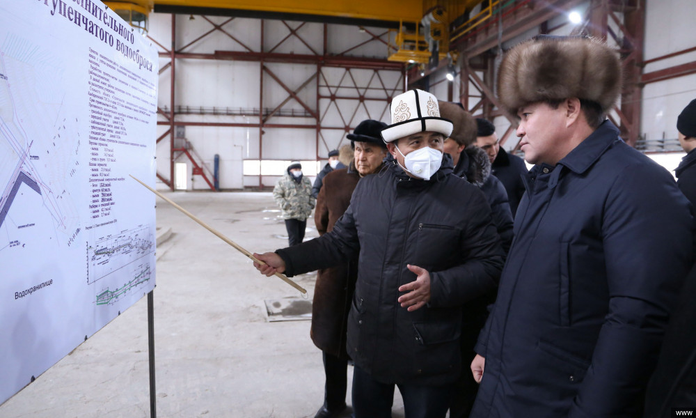 Талант Мамытов Камбар-Ата ГЭС-2нин экинчи блогун ишке киргизүү долбоору менен таанышты