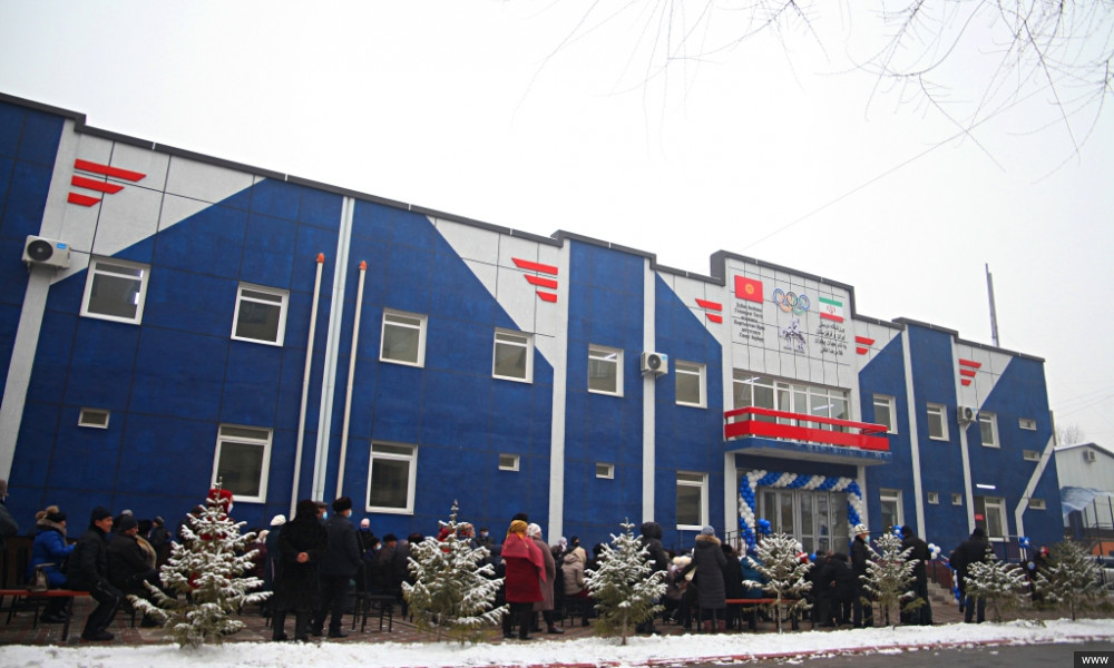 Ош шаарында Иран өлкөсү тарабынан курулган спорт комплекси пайдаланууга берилди