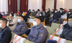 Встреча милиции с жителями Чуйской области
