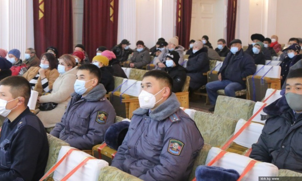Встреча милиции с жителями Чуйской области